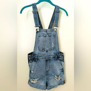 overall shorts